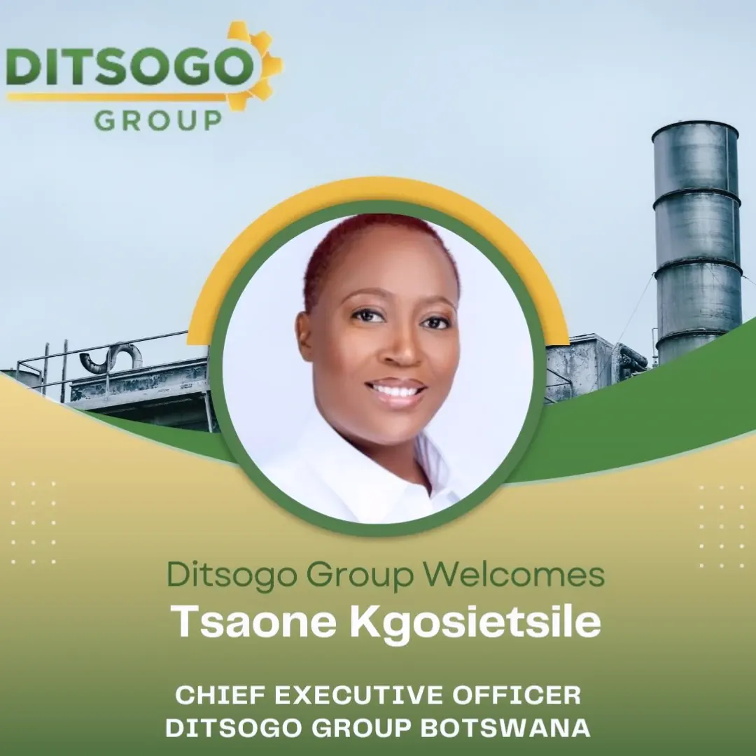 Announcement welcoming Tsaone Kgosietsile as Chief Executive Officer of Ditsogo Group Botswana
